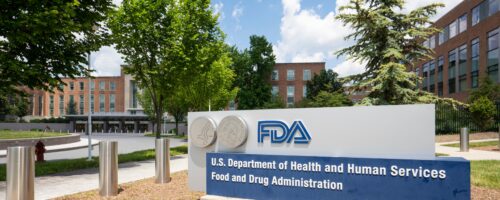Picture of the FDA sign.