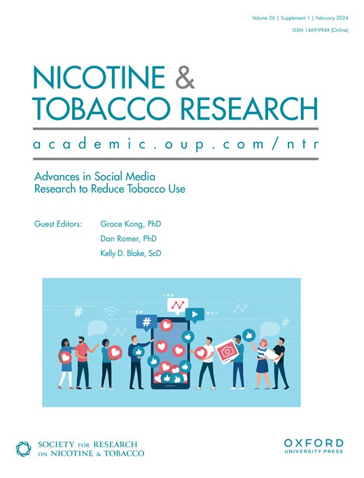 tobacco research Advances in Social Media Research to Reduce Tobacco Use