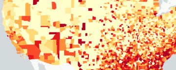 GIS image for story on HIV